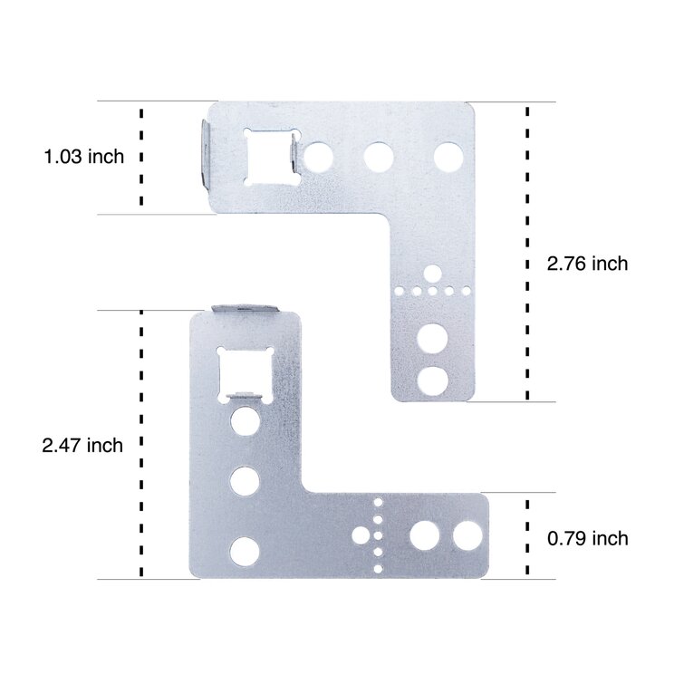 00170664 Dishwasher Mounting Bracket Set Replacement And Compatible With Some Bosch Dishwashers